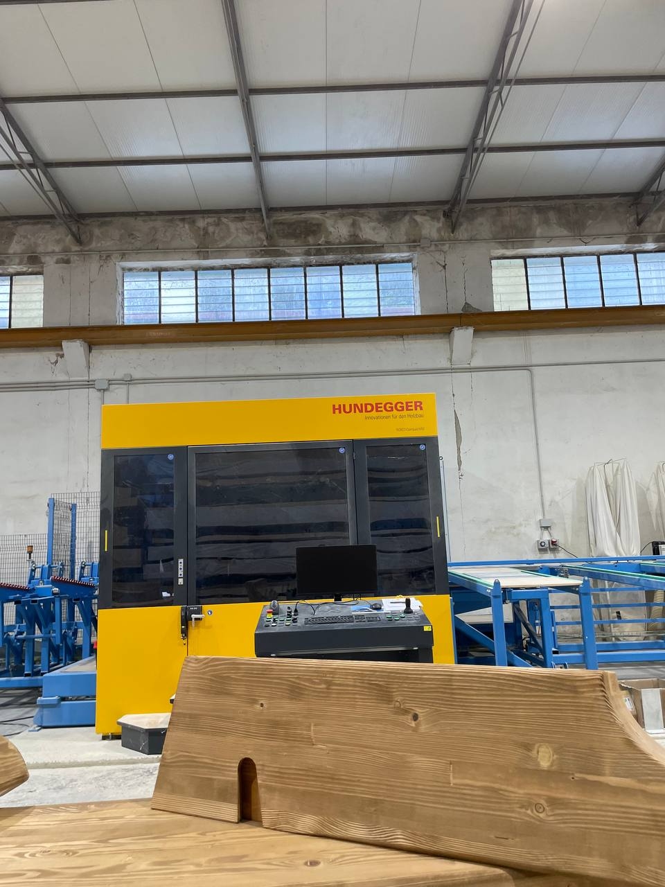 Console di controllo centro taglio robotizzato